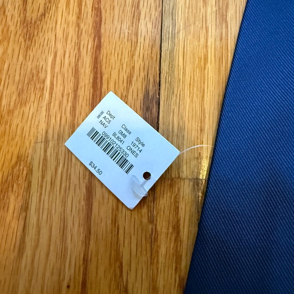 J.Crew Navy Blue Silk Tie - Picture 2 of 3